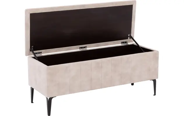 Goossens excellent bedbank attent beige stof - 8235535-{merk}-proefmodel-proefmodel-stof-02